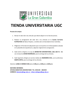 TIENDA UNIVERSITARIA UGC - Universidad La Gran Colombia