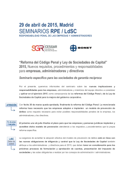 SEMINARIOS RPE / LdSC