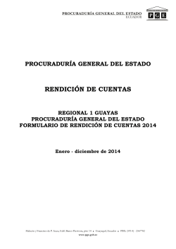 Regional1-Procuraduria General del Estado