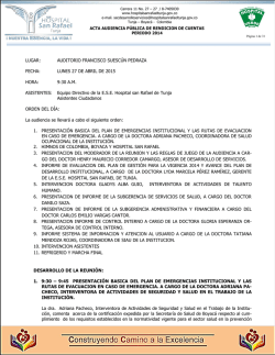 acta final de rendicion de cuentas