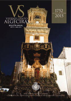Revista Santo Entierro - Santo Entierro de Algeciras
