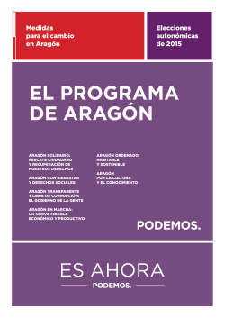 Su programa - Heraldo de Aragón
