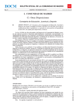 Orden 499/2015 - Federación de Baloncesto de Madrid