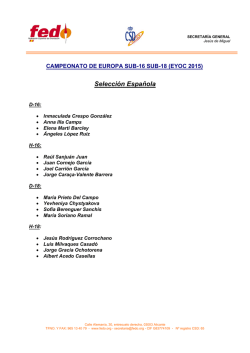 documento adjunto - Federaci&oacute;n Espa&ntilde;ola de Orientaci&oacute;n