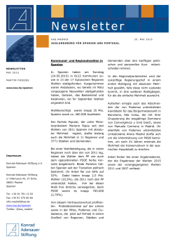 Newsletter - Konrad-Adenauer