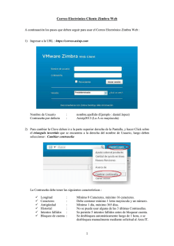 Manual Correo Zimbra