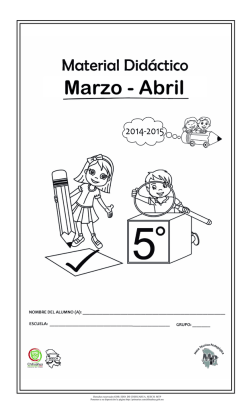 Quinto grado - SEECH. Dirección de Educación Primaria.