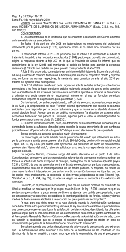 A. y S. t. 236 p. 119-121 - Poder Judicial de la Provincia de