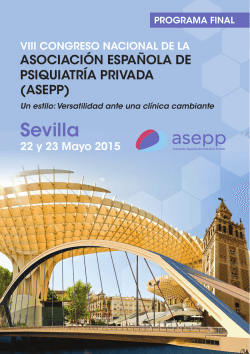 Programa en PDF - ASEPP - Asociación Española de Psiquiatría