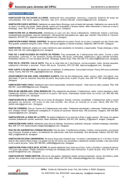 CIPAJ - Anuncios del 28 de abril al 6 de junio 2015