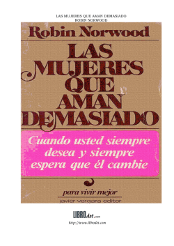 Las mujeres que aman demasiado - Robin Norwood