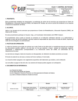 PCREE-04 Caja y Control de Fichas
