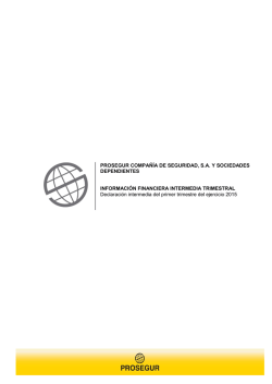 Informaci&oacute;n Financiera Intermedia Primer Trimestre 2015