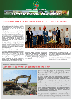 proyecto especial chavimochic proyecto especial chavimochic