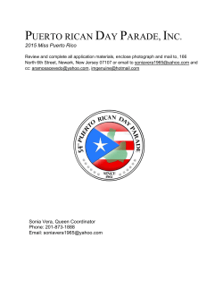 puerto rican day parade, inc. - Puerto Rican Day Parade of Newark NJ