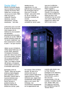 DR. Who revista - Blogs de alumnos de UNIR