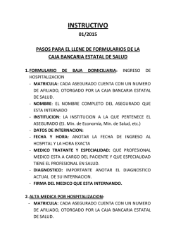 INSTRUCTIVO - Caja Bancaria Estatal de Salud