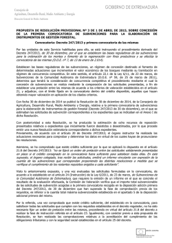 3 PROPUESTA RESOLUCIÓN PROVISIONAL