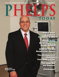 Read the full issue of Phelps Today - North Shore