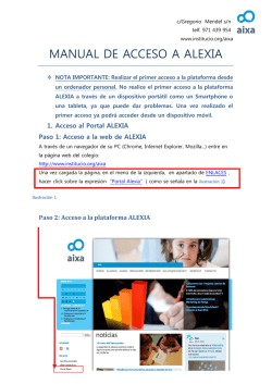 MANUAL DE ACCESO A ALEXIA