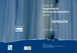Guia De Seguimiento Farmacoterap&eacute;utico En Depresi&oacute;n