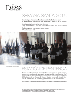 SEMANA SANTA 2015 - Dolores de San Juan