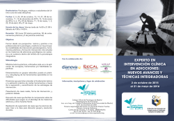 Programa - Colegio Oficial de Psicólogos de Madrid