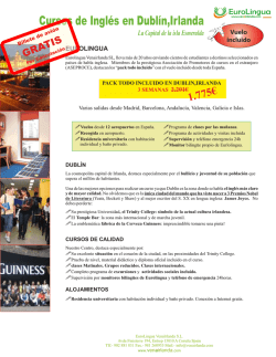 Cursos de Inglés en Dublín,Irlanda - Cursos de Ingles en el Extranjero