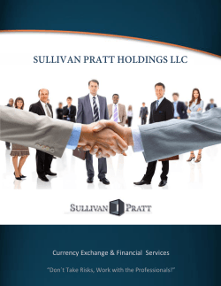 sullivan pratt holdings llc cambio de bsf/usd