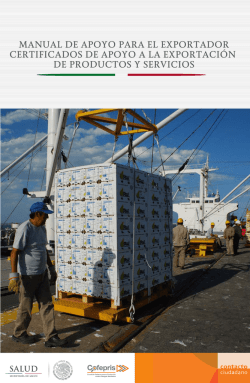 MANUAL DE APOYO PARA EL EXPORTADOR