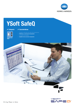 YSoft SafeQ Output Management_es.indd