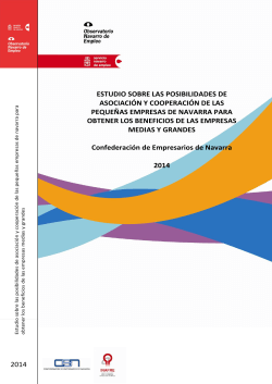 ESTUDIO SOBRE LAS POSIBILIDADES DE ASOCIACIÓN Y