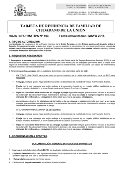 documentación a aportar para su solicitud.