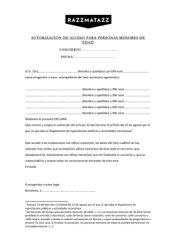 documento de autorizaci&oacute;n