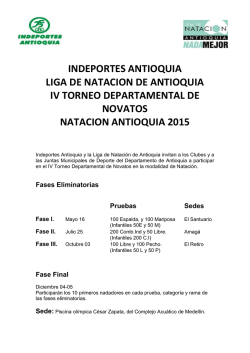 iv torneo departamental novatos 2015