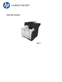 HP LaserJet Pro MFP M521 User Guide