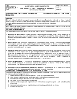 Gu&iacute;a: lineamientos para la elaboraci&oacute;n del informe de