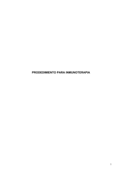 Inmunoterapia - centro de salud zaidin sur