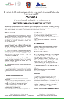 DOCUMENTO DE LA CONVOCATORIA en PDF