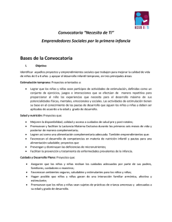Bases de la Convocatoria