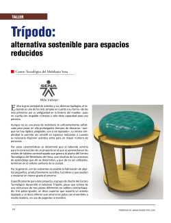 Trípodo: - Revista El Mueble y La Madera