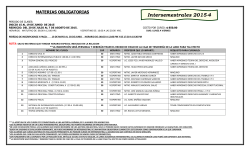 Intersemestrales 2015-4
