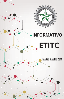 Informativo Marzo