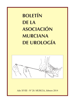 Nº 20 Febrero 2014 - Asociación Murciana de Urología