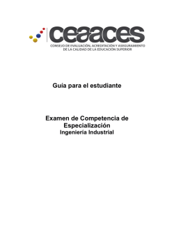 Gu&iacute;a Ingenier&iacute;a Industrial