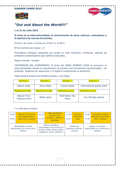 Dossier de informaci&oacute;n Synergy Camp ingl&eacute;s Atobeira 2015
