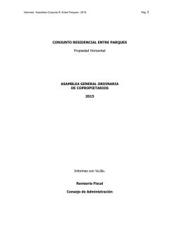 Informe de Administraaci&oacute;n