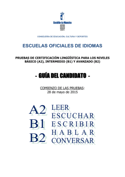 GU&Iacute;A DEL CANDIDATO - EOI Pozo Norte, Puertollano