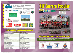 diptico XIV CARRERA VILLAMAYOR.indd