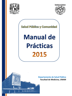 Manual de Prácticas 2015 - Facultad de Medicina
